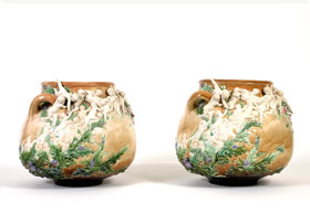 Pair-of-Ceramic-Jardinieres-by-Carrier-Belleuse